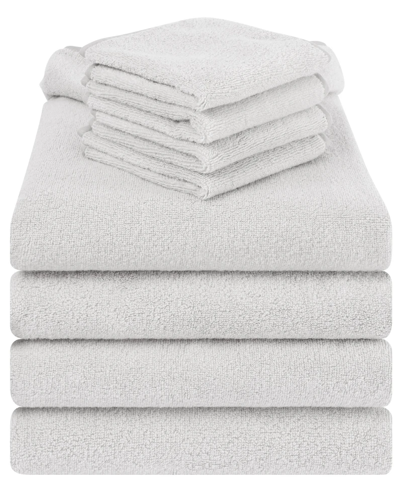 American Soft Linen Turkish Cotton Baby Toddler 8-Pc. Bath Towel Set