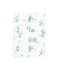 Hudson Baby Unisex Gentle 4-Pack Cotton-Poly Flannel Burp Cloths