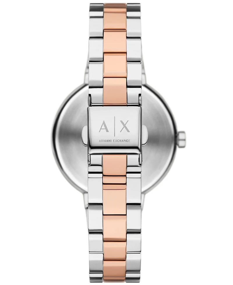 A|X Armani Exchange Women's Quartz Two-Tone Stainless Steel 36MM