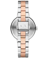 A|X Armani Exchange Women's Quartz Two-Tone Stainless Steel 36MM