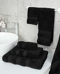 American Soft Linen Salem Premium 100% Turkish Cotton 6 Piece Bath Towel Set