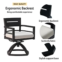 Streamdale Modern Ergonomic Patio Rocker