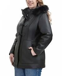 Bgsd Plus Flora Leather Toggle Coat