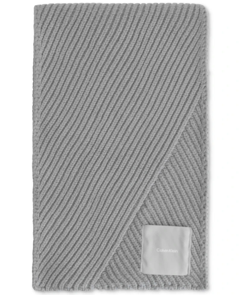 Calvin Klein Chunky Rib Knit Scarf