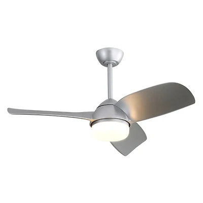 Sofucor 42 White Ceiling Fan With Light
