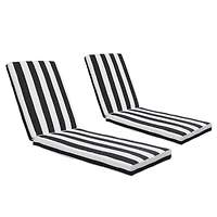 Streamdale Premium Outdoor Chaise Cushion with Removable Cover