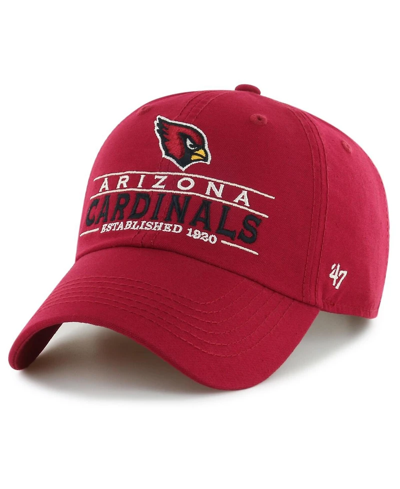 '47 Brand Men's Cardinal Arizona Cardinals Vernon Clean Up Adjustable Hat