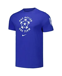 Nike Men's Royal Usmnt Localized Core Cotton T-Shirt