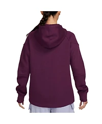 Nike Women's Burgundy Paris Saint-Germain 2024/25 Tech Fleece Full-Zip Hoodie
