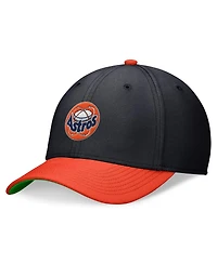 Nike Men's Navy/Orange Houston Astros Cooperstown Collection Rewind SwooshFlex Performance Hat