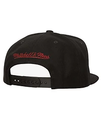 Mitchell & Ness Men's Black Miami Heat Shattered Snapback Hat