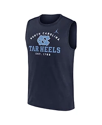 Jordan Men's Navy North Carolina Tar Heels Primetime Legend Lock Up Performance Muscle Tank Top