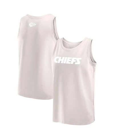 Fanatics Men's Cream Kansas City Chiefs Elements Tank Top