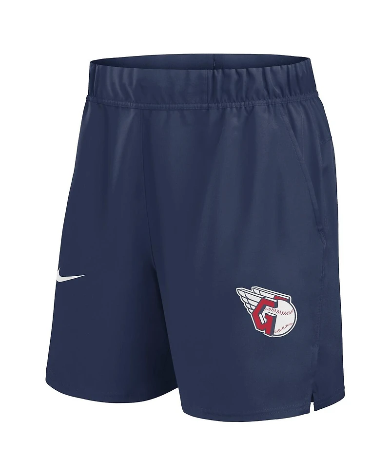 Nike Men's Navy Cleveland Guardians Woven Victory Performance Shorts