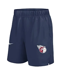 Nike Men's Navy Cleveland Guardians Woven Victory Performance Shorts