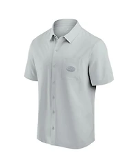 Fanatics Men's Gray San Francisco 49ers Front Office Button-Up Shirt