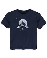 Nike Toddler Navy Minnesota Twins 2024 City Connect Large Logo T-Shirt