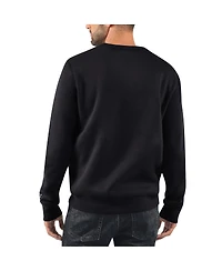 Starter Men's Black New York Giants 1925 Collection Long Sleeve Pullover Sweatshirt
