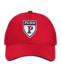Colosseum Men's Red Pennsylvania Quakers Wyatt Adjustable Hat