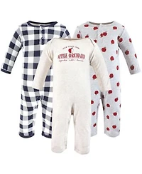 Hudson Baby Baby Boys Cotton 3 Piece Bodysuit Bundle