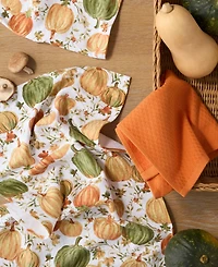 Martha Stewart Autumn Harvest Pumpkins Kitchen Towel, Set of 3