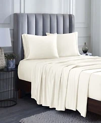Superior Modal From Beechwood 400 Thread Count Lightweight Cooling Solid Deep Pocket Bed Sheet Set