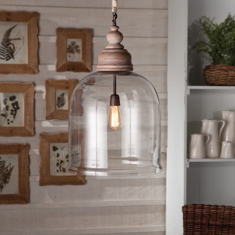 Vintner's Cloche Pendant 26"