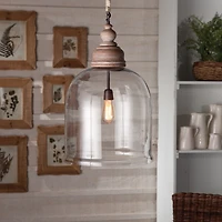 Vintner's Cloche Pendant 26"