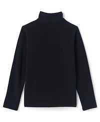 Lands' End Girls Lightweight Fleece Quarter Zip Pullover