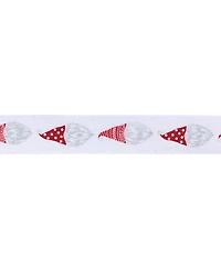 Wired Polyester Holiday Ribbon (Set of 2) For Decor