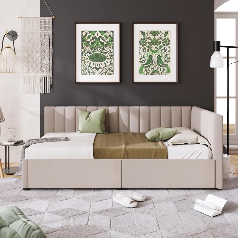 Streamdale Twin Sofa Bed with Storage Drawers
