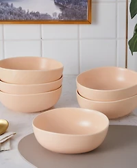 Stone Lain Delilah Porcelain Bowls, Set of 6