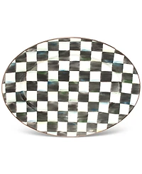 Mackenzie-Childs Courtly Check Medium Oval Platter