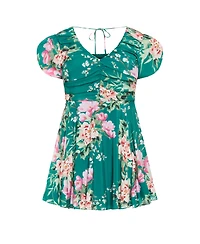 City Chic Women's Marci Print Dress