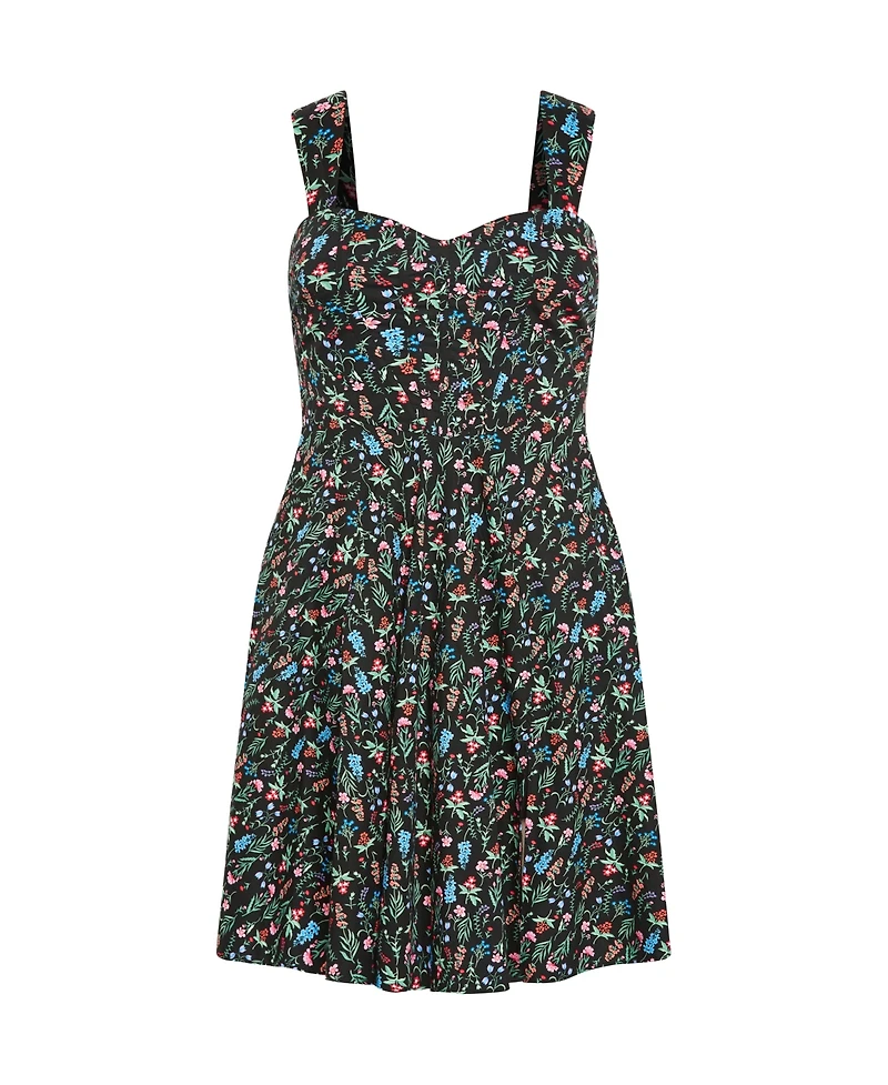City Chic Women's Marylou Print Dress