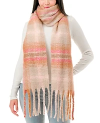 Marcus Adler Plaid Scarf