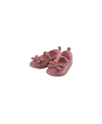 Hudson Baby Girls Cotton Bodysuit, Pant and Shoe Set