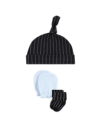 Hudson Baby Baby Boys Hudson Caps, Mittens and Socks Set, Sea Friends, 0-6 Months