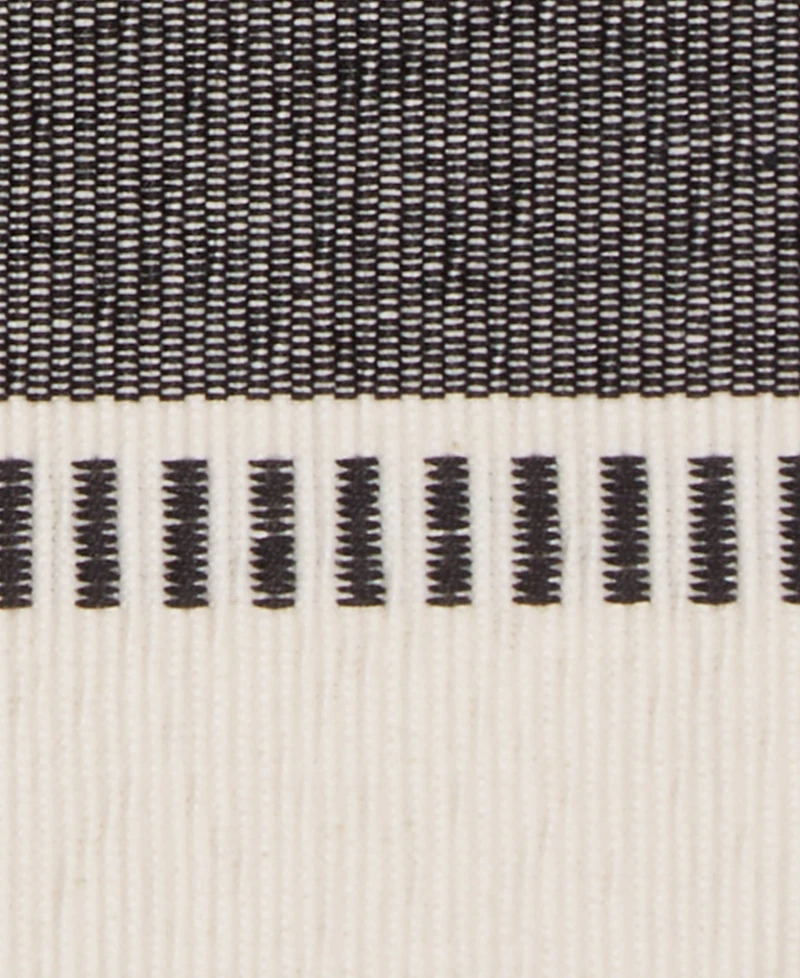 Design Imports Dobby Stripe Ribbed Table Runner, 13"x108 "