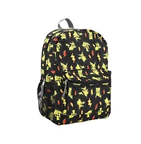 Pokemon Pikachu All-Over Print 16” Backpack