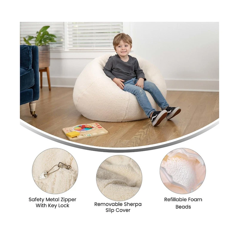 Small Bean Bag Chair For Kids And Teens