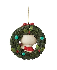 Jim Shore Sanrio Hello Kitty Wreath Christmas Holiday Ornament