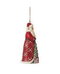 Jim Shore Santa with Christmas Tree Ornament