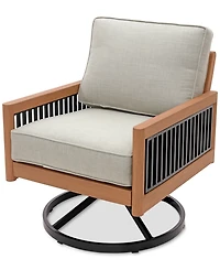 Closeout! Baxley Outdoor Swivel Chair, Created for Macys