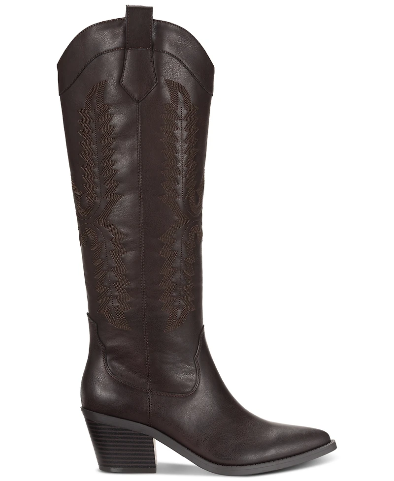 Sun + Stone Women's Bodhiii Western Knee High Boots, Created for Macy's