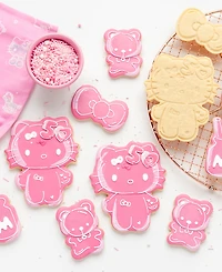 Handstand Kitchen Hello Kitty 50th Anniversary Cookie Stamp and Frosting Set