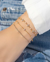 Girls Crew Crystal Endless Midnight Sparkle Bracelet