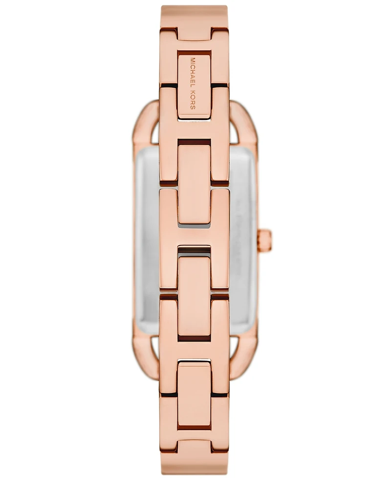 Michael Kors Women's Mk Empire Three-Hand Rose Gold-Tone Stainless Steel Watch 22mm