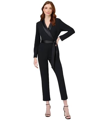Adrianna Papell Tuxedo Jumpsuit