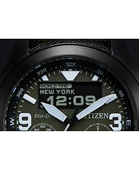 Citizen Eco-Drive Men's Chronograph Promaster Green Cordura Strap Watch 44mm